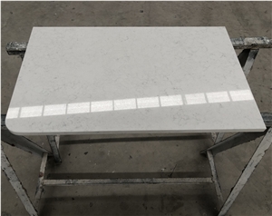 Custom Craft White Quartz Hotel Luggage Bench Top