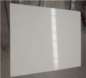 Custom White Sand Quartz Stone for Night Stand Top