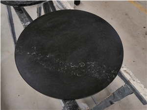 Customed Black Quartz Hotel Side Table Top