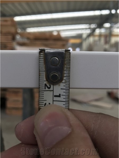 Customed Domino Quartz Luggage Bench Top