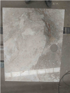 Customized French Vanilla Marble Side Table Tops