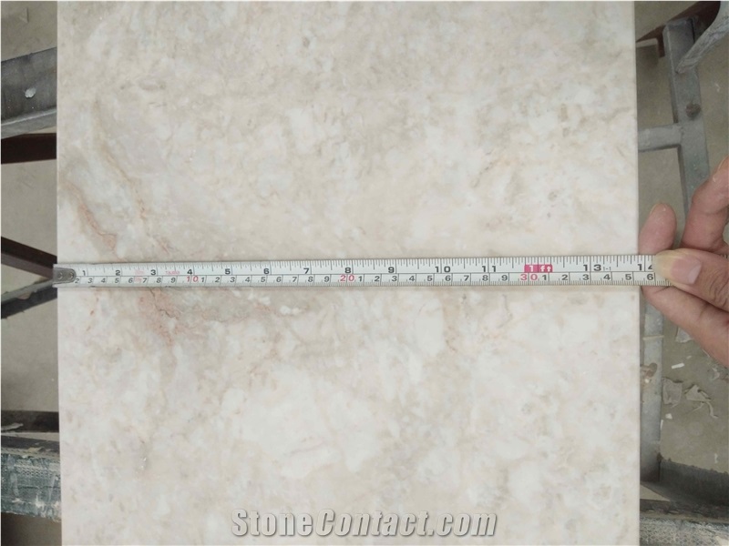 Customized French Vanilla Marble Side Table Tops