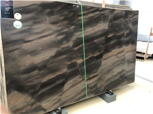 Duetto Elegant Brown Quartzite Slab for Interior Bath Tops