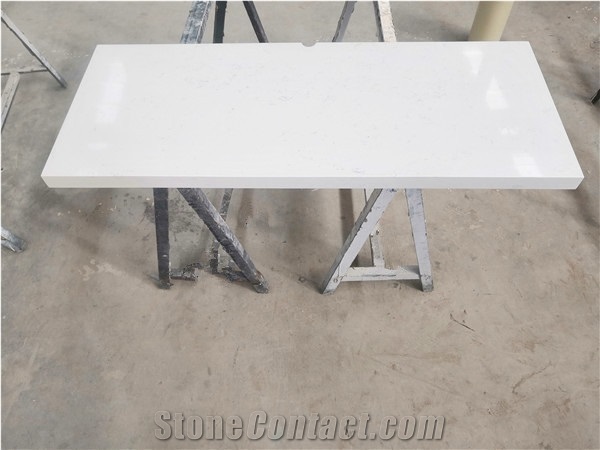 Frosty Carrina White Quartz for Nigstand Stone Top