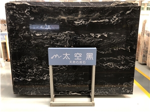 Galaxy Black Blue Night Quartzite for Countertop