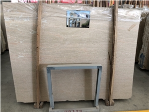 Good Price New Menes Gold Moca Creme Marble Slab