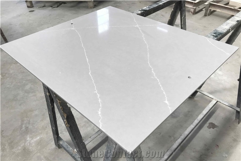 Grey Quartz Furniture Top for Hospitality Industry