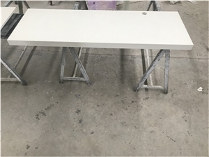 Hausys Cirrus White Headboard Desk Stone Top Hausys Cirrus White Headboard Desk Stone Top