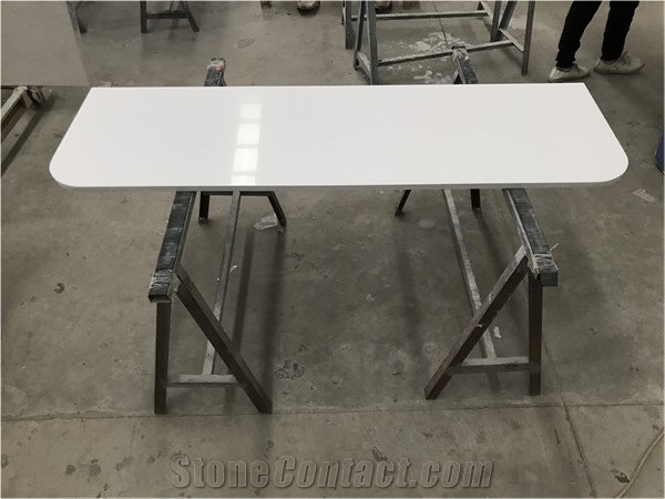 High Quality White Quartz Hotel Worktop