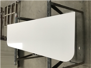 High Quality White Quartz Hotel Worktop
