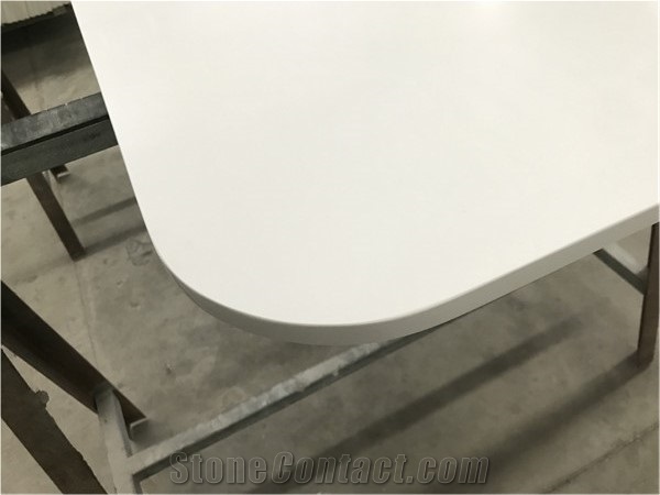 High Quality White Quartz Hotel Worktop