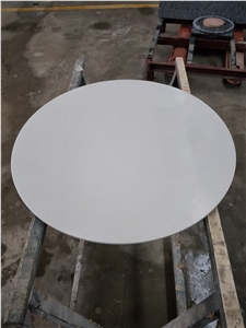 Hot Sale White Quartz For Hotel Coffee Table Top