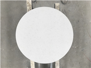 Hot Sales Pure White Quartz Side Table