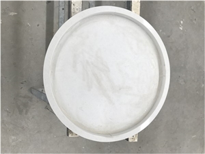 Hot Sales Pure White Quartz Side Table