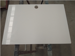 Hotel Furniture Design White Quartz Desk Table Top