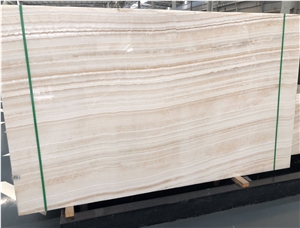 Ivory Akdag White Onyx Polished Slab