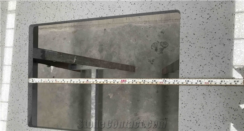 Krions Snow White Quartz Vanity Tops for Hotel