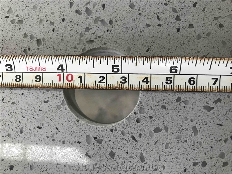 Krions Snow White Quartz Vanity Tops for Hotel