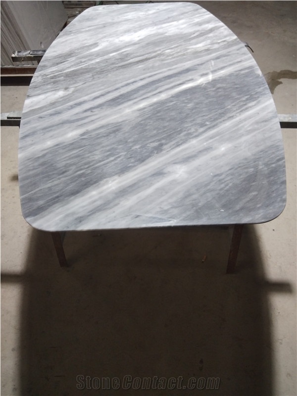 Luxury Grigio Nicola Marble Customed Table Top