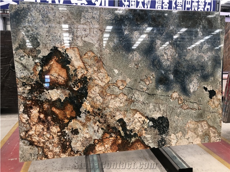 Luxury Shangri La Quartzite Slabs for Hotel Hall