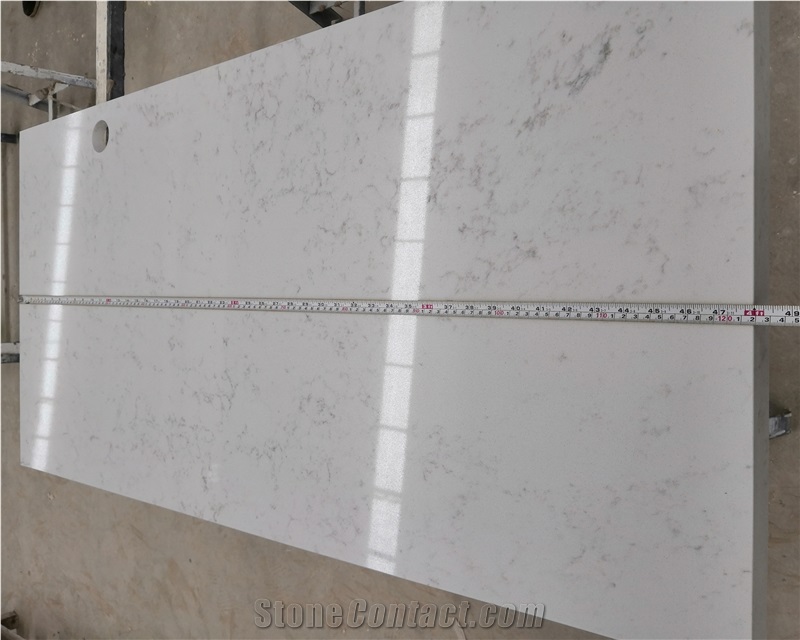 Match Belstone Eco Quartz Carrara Desk Table Tops