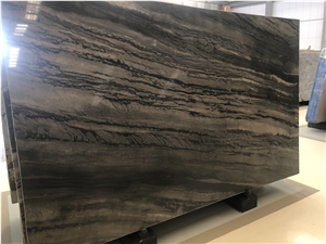 New Brazilian Galapagos Black Quartzite Slabs Tile