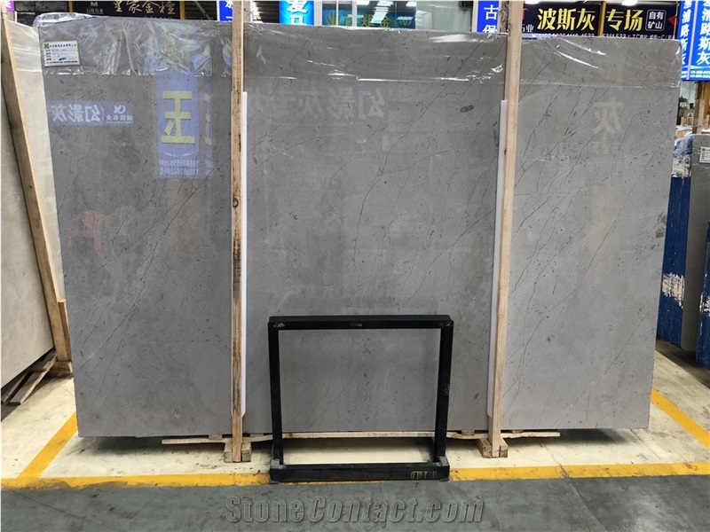 New Castle Gray Marble Floor Slab & Tiles for Home