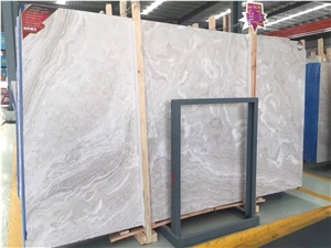New Dora Cloud Ash Marble Polished Slabs Flooring