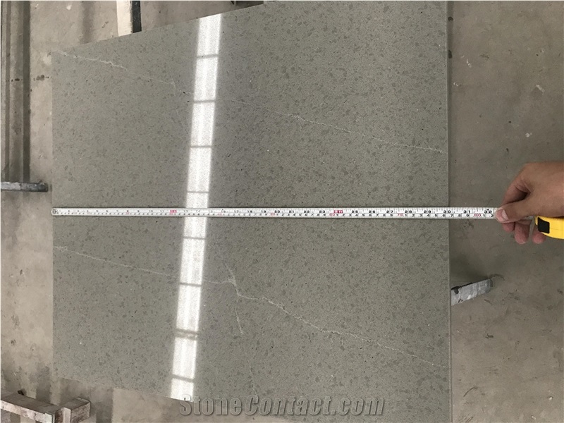 Particles Grey Quartz Stone Tables Home Furniture