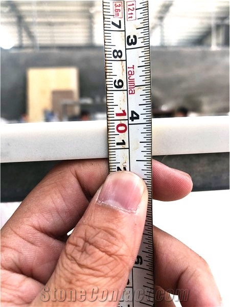 Popular Carrara White Quartz for Hotel Table Top