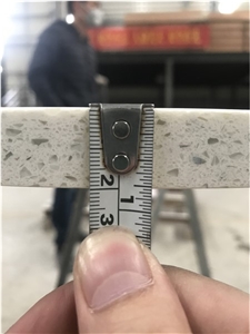 Popular Snow White Quartz for Side Table Top