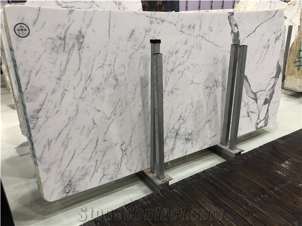 Popular Statuary White Marble Slab