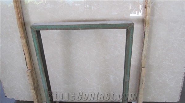 Popular Thunder Beige Marble Slab for Table Top