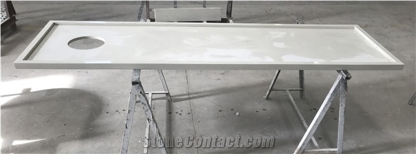 Popular Woven Wool Quartz for High Table Top