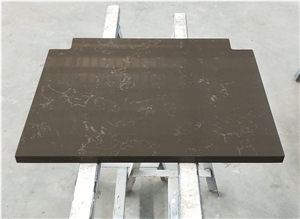 Quartz Match to Misty Brown Furniture Closet Tops