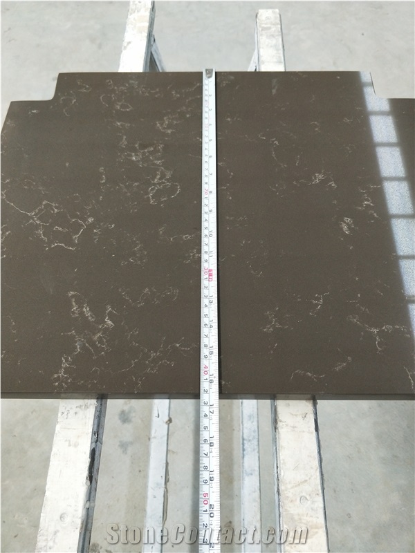 Quartz Match to Misty Brown Furniture Closet Tops