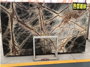 Rainforest Green Bidasar Marble for Hotel Walling