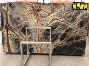 Rainforest Green Bidasar Marble for Hotel Walling