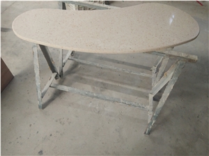 Special Beige Terrazzo Nightstand Table Top