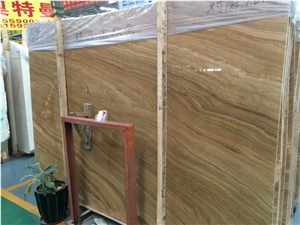 Translucent Wood Grain Yellow Onyx for Walling
