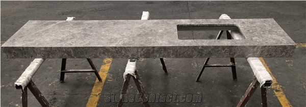 Tundla Grey Marble for Luxry Hotel Vanity Top