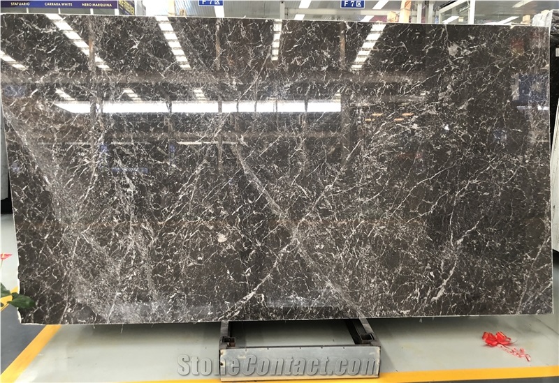 Turkey New Olivium Olive Grey Marble Slabs Price