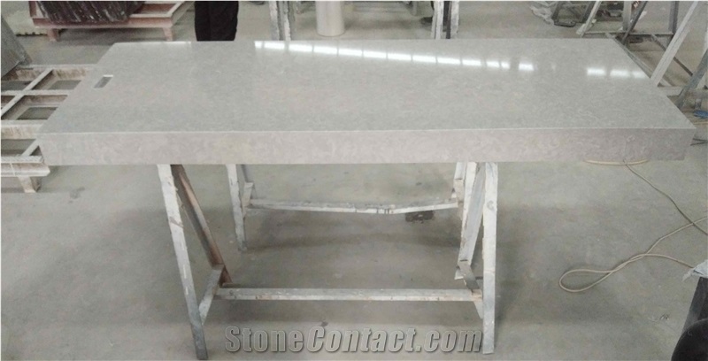 Vietnam Best Sugar White Quartz Kitchen Countertop