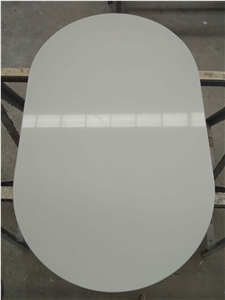 Vietnam Caesarstone Pure White Quartz Table Tops