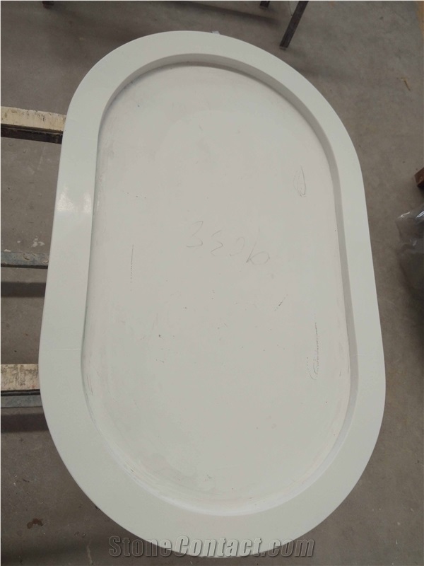 Vietnam Caesarstone Pure White Quartz Table Tops