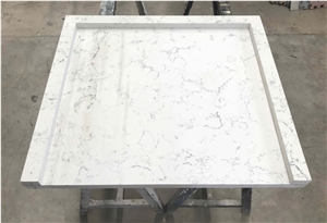 Vietnam Custom Hospital Salar Quartz Cabinet Tops
