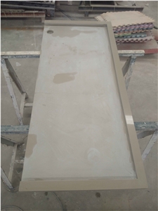 Vietnam Damask Quartz Desk Tops for Hospitality