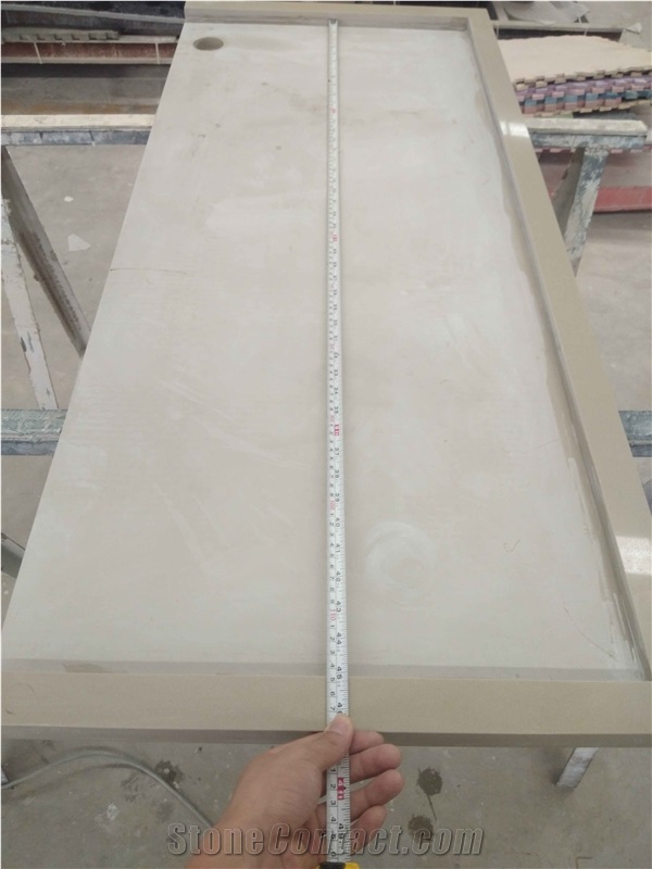 Vietnam Damask Quartz Desk Tops for Hospitality