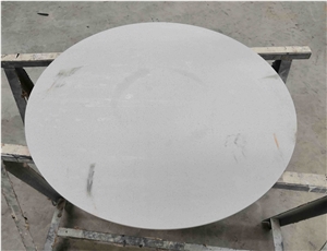 Vietnam Glass White Quartz Coffee Table Tops