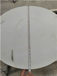 Vietnam Glass White Quartz Coffee Table Tops